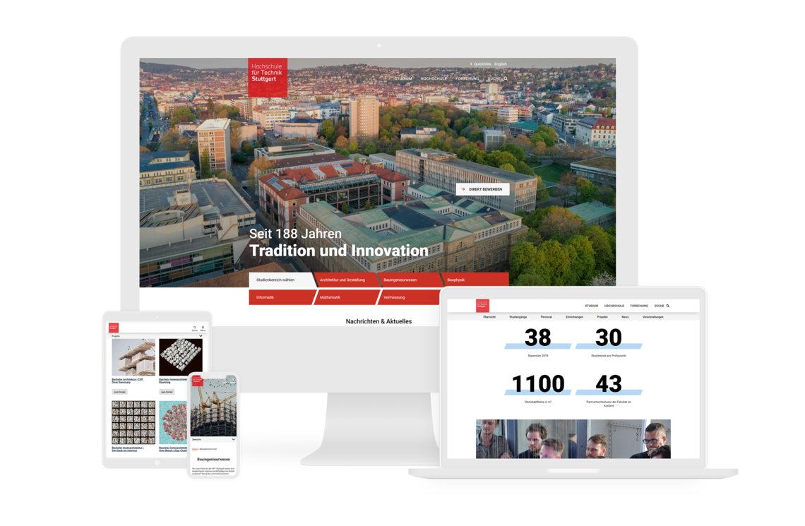 Website Relaunch der HFT Stuttgart Website Relaunch der HFT Stuttgart